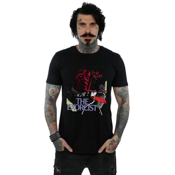The Exorcist Mens Scratched Eyes T-Shirt