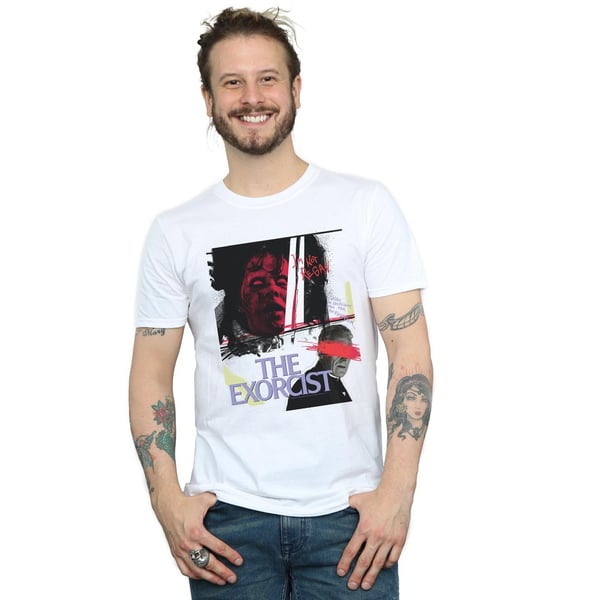 The Exorcist Mens Scratched Eyes T-Shirt