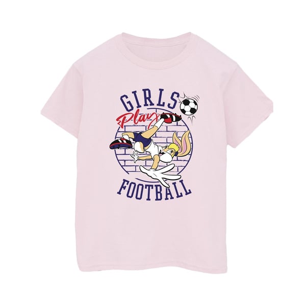 Looney Tunes Herr Lola Bunny Flickor Spelar Fotboll T-Shirt