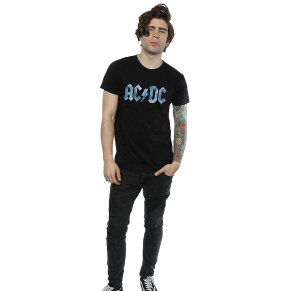 AC/DC Mens Ice Logo Cotton T-Shirt