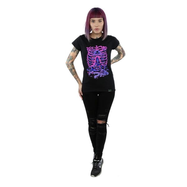 Rick And Morty Womens/Ladies Anatomy Park Cotton T-Shirt