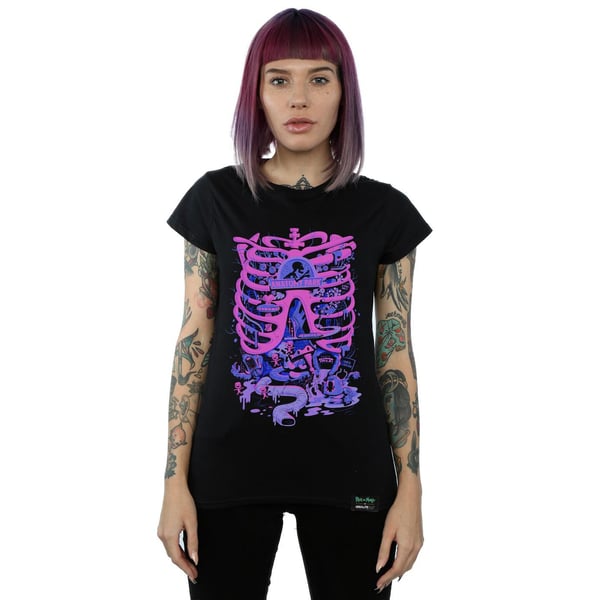 Rick And Morty Womens/Ladies Anatomy Park Cotton T-Shirt