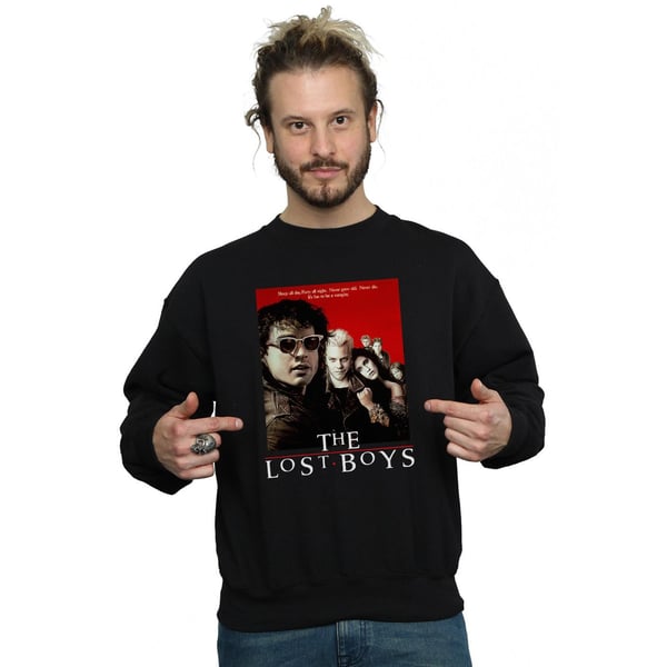 The Lost Boys Mens Red Poster Sweatshirt