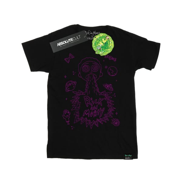 Rick And Morty Mens Space Puke T-Shirt