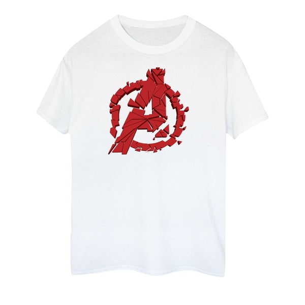 Avengers Endgame Herr Shattered Logo T-shirt i bomull