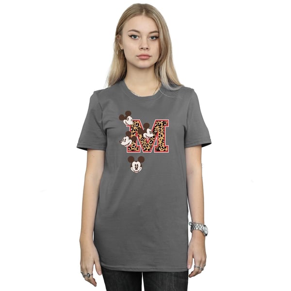 Mickey Mouse Womens/Ladies M Faces Cotton Boyfriend T-Shirt