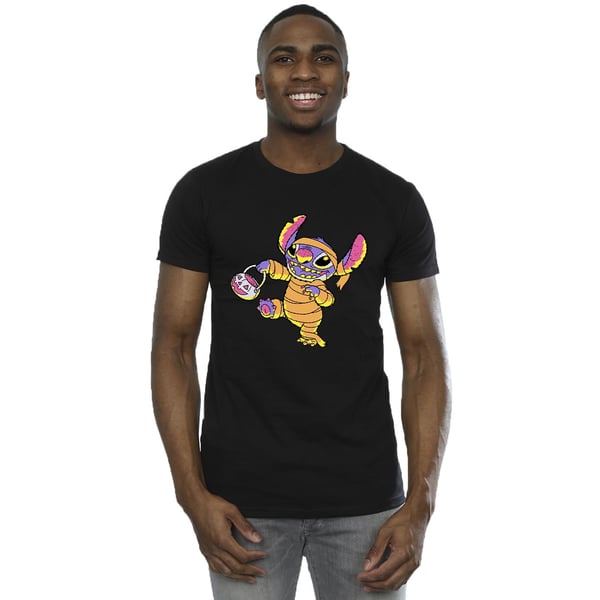 Lilo & Stitch Mens Trick Or Treat Cotton T-Shirt