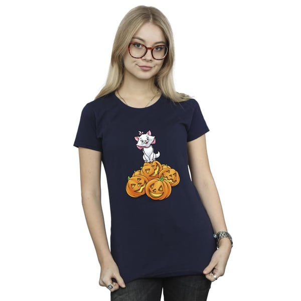 The Aristocats Womens/Ladies Marie Pumpkin Cotton Halloween T-Shirt