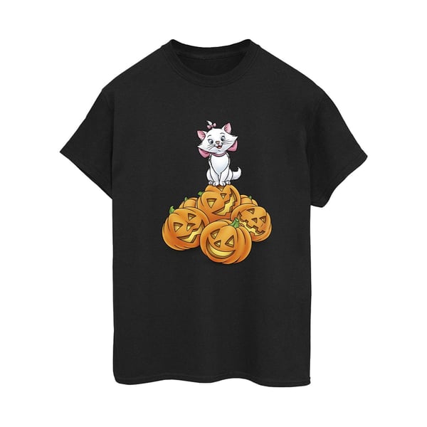 The Aristocats Womens/Ladies Marie Pumpkin Cotton Halloween T-Shirt