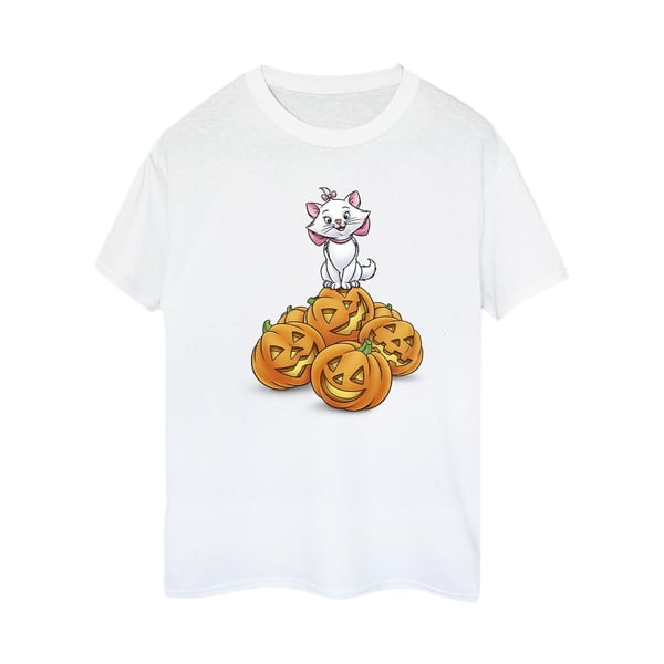 The Aristocats Womens/Ladies Marie Pumpkin Cotton Halloween T-Shirt