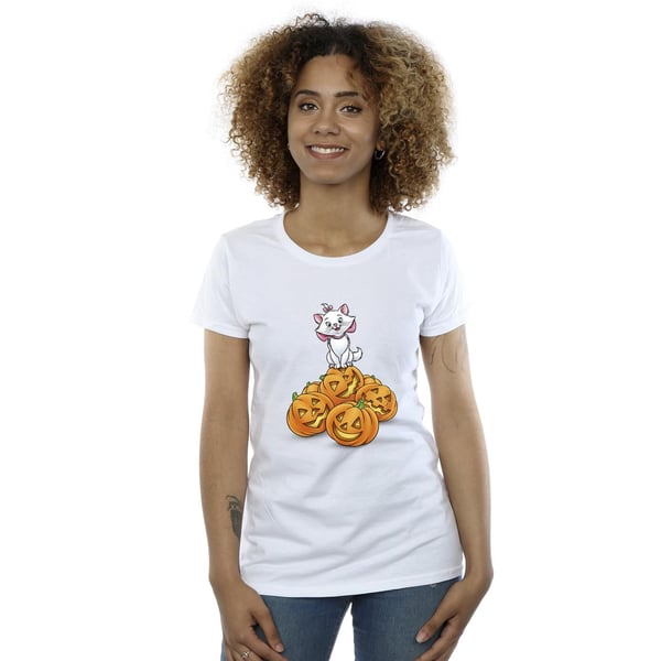 The Aristocats Womens/Ladies Marie Pumpkin Cotton Halloween T-Shirt
