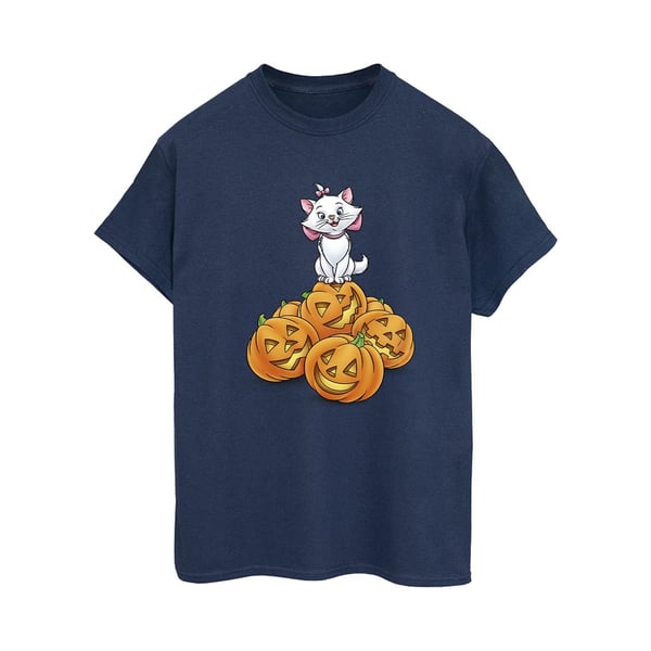 The Aristocats Womens/Ladies Marie Pumpkin Cotton Halloween T-Shirt