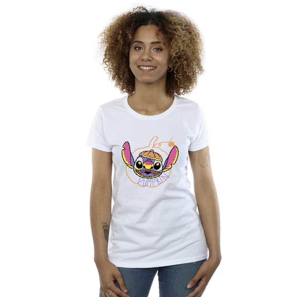 Lilo & Stitch Womens/Ladies Pumpkin Head Cotton T-Shirt
