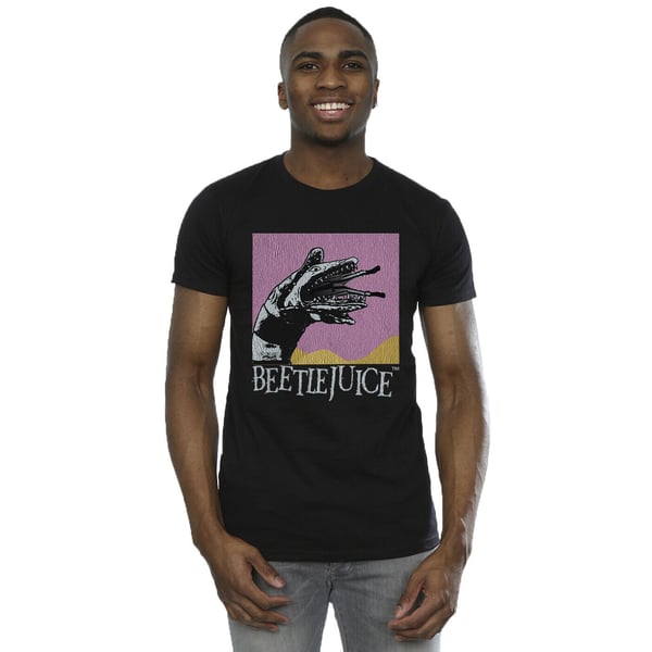 Beetlejuice Herr Sandmask Orm Bomulls T-shirt