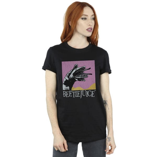 Beetlejuice Womens/Ladies Sandworm Snake Sandworm Cotton Boyfriend T-Shirt