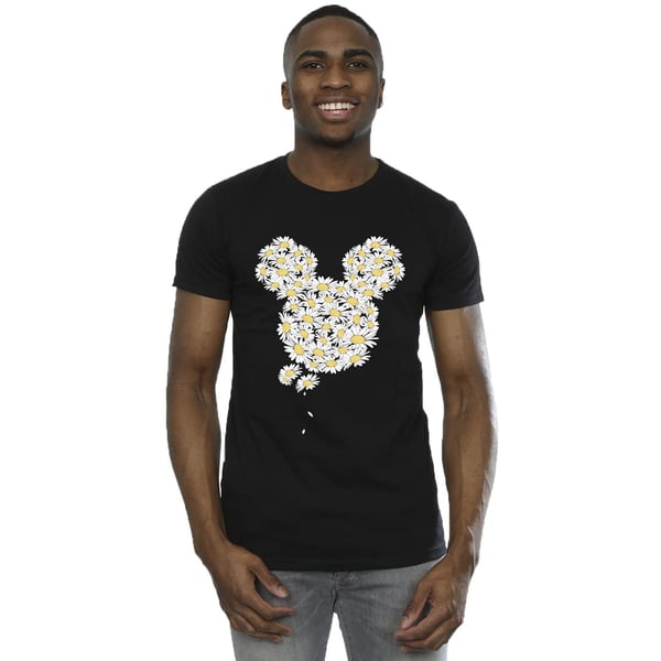 Mickey Mouse Mens Chamomile Head Cotton T-Shirt