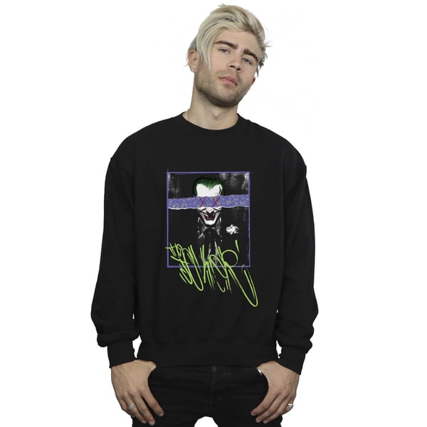 Batman Mens The Joker Poster Sweatshirt