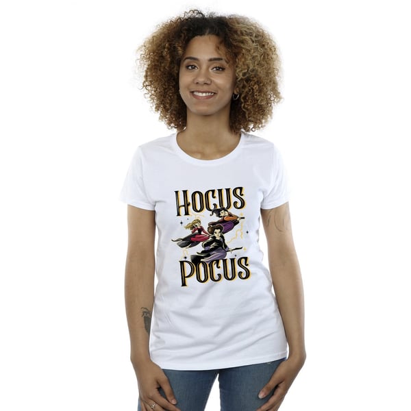 Hocus Pocus Womens/Ladies Flying Cotton T-Shirt