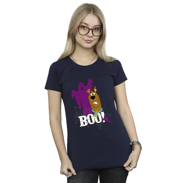 Scooby Doo Womens/Ladies Boo Ghost Cotton T-Shirt
