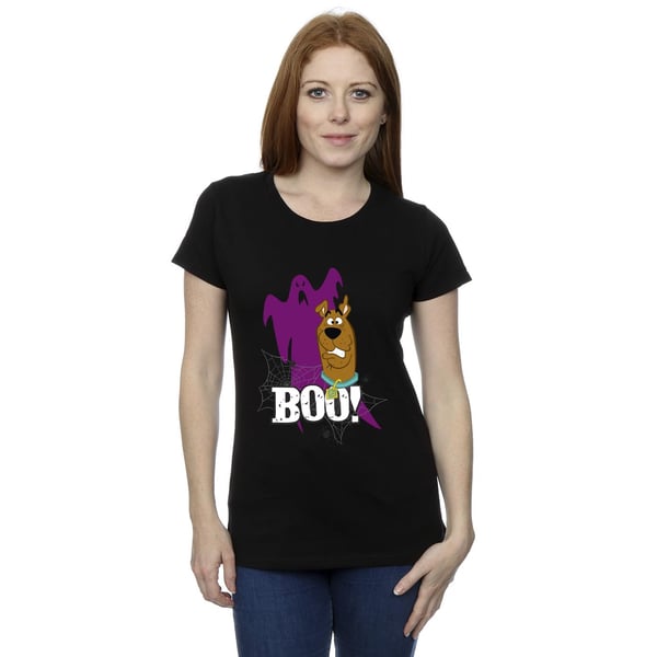 Scooby Doo Womens/Ladies Boo Ghost Cotton T-Shirt