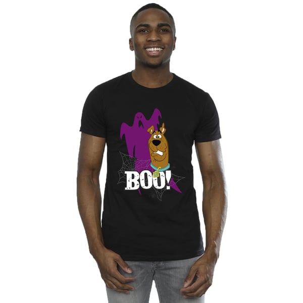 Scooby Doo Mens Boo Ghost Cotton T-Shirt