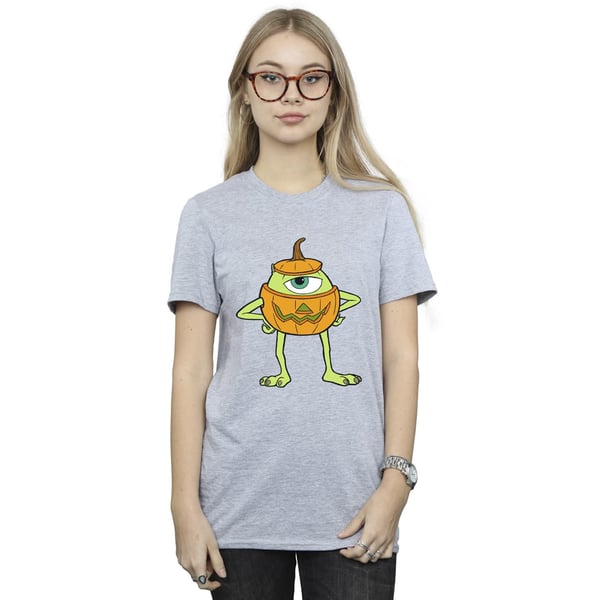 Monsters Inc Womens/Ladies Mike Pumpkin Halloween T-Shirt