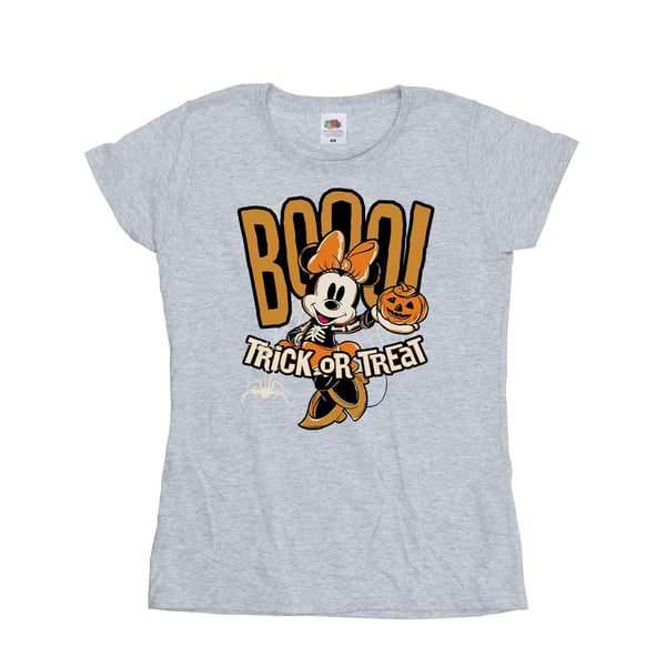 Disney Womens/Ladies Boo Trick Or Treat Minnie Mouse T-Shirt