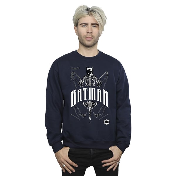 Batman Mens Bat Skeleton Sweatshirt