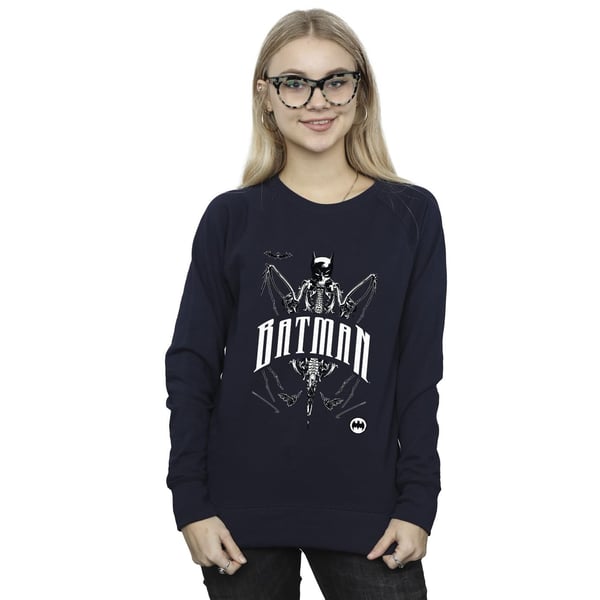 Batman Womens/Ladies Bat Skeleton Sweatshirt