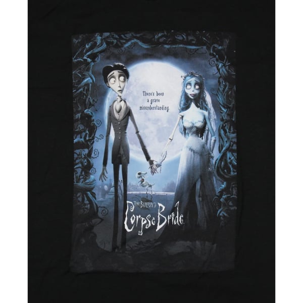 Corpse Bride Unisex Adult There´s Been A Grave Misunderstanding Poster Cotton T-Shirt