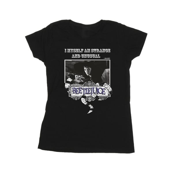 Beetlejuice Womens/Ladies Strange And Unusual Cotton T-Shirt