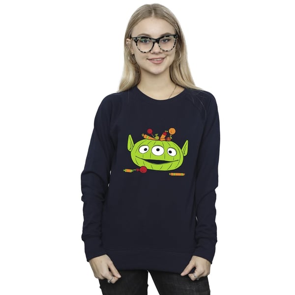 Toy Story Womens/Ladies Alien Pumpkin Basket Halloween Sweatshirt