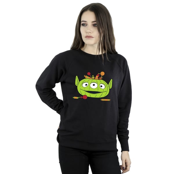 Toy Story Womens/Ladies Alien Pumpkin Basket Halloween Sweatshirt