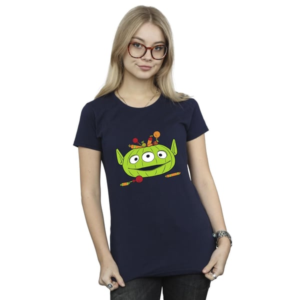Toy Story Womens/Ladies Alien Pumpkin Basket Cotton Halloween T-Shirt