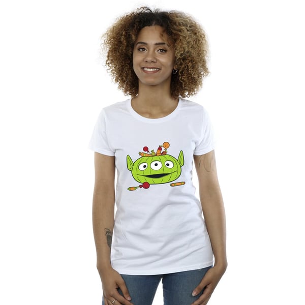 Toy Story Womens/Ladies Alien Pumpkin Basket Cotton Halloween T-Shirt