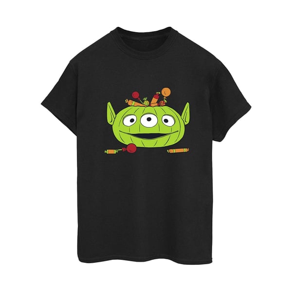 Toy Story Dam/Dam Alien Pumpakorg Bomull Boyfriend Halloween T-shirt