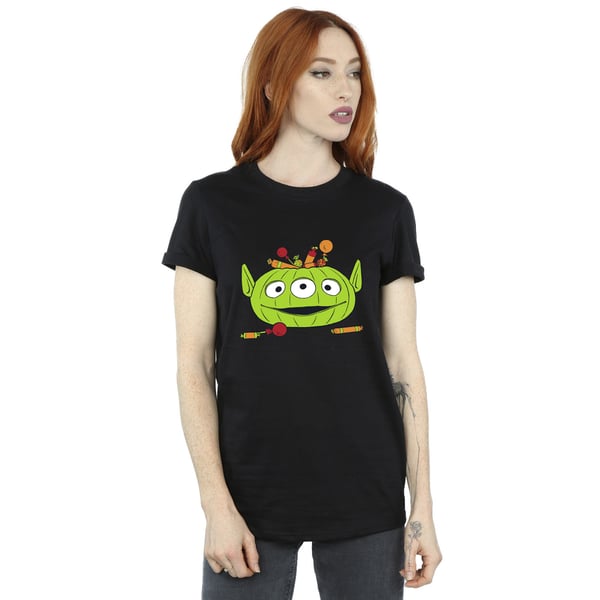 Toy Story Womens/Ladies Alien Pumpkin Basket Cotton Boyfriend Halloween T-Shirt