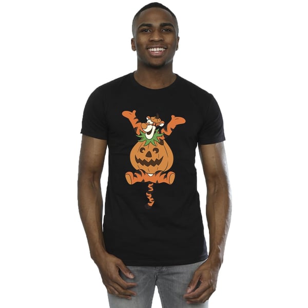 Winnie the Pooh Mens Tigger Pumpkin Cotton T-Shirt