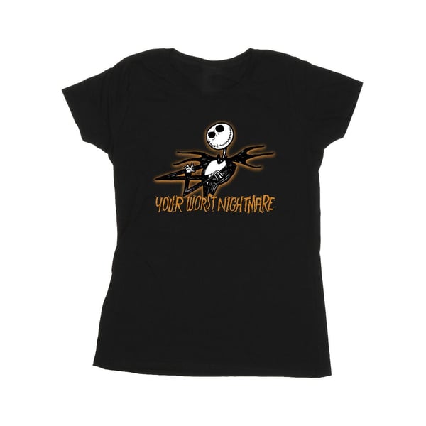 The Nightmare Before Christmas Womens/Ladies Your Worst Nightmare Cotton T-Shirt