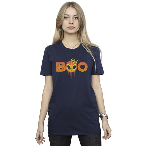 Spider-Man Womens/Ladies Boo Cotton Boyfriend T-Shirt