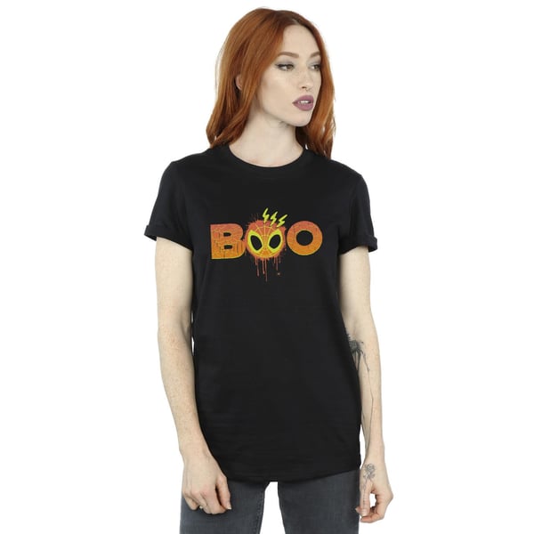Spider-Man Womens/Ladies Boo Cotton Boyfriend T-Shirt