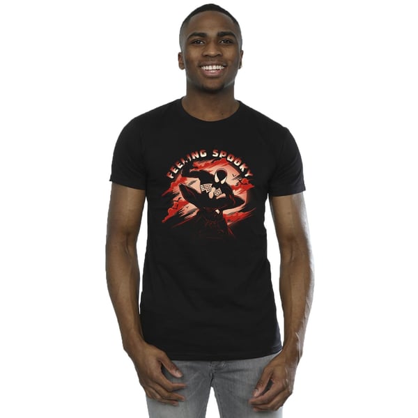 Spider-Man Mens Feeling Spooky Cotton T-Shirt
