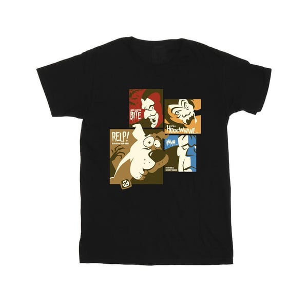 Scooby Doo Mens Squares Faces Cotton T-Shirt
