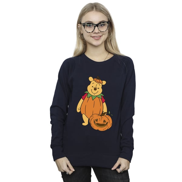 Winnie the Pooh Womens/Ladies Pumpkin Halloween Sweatshirt