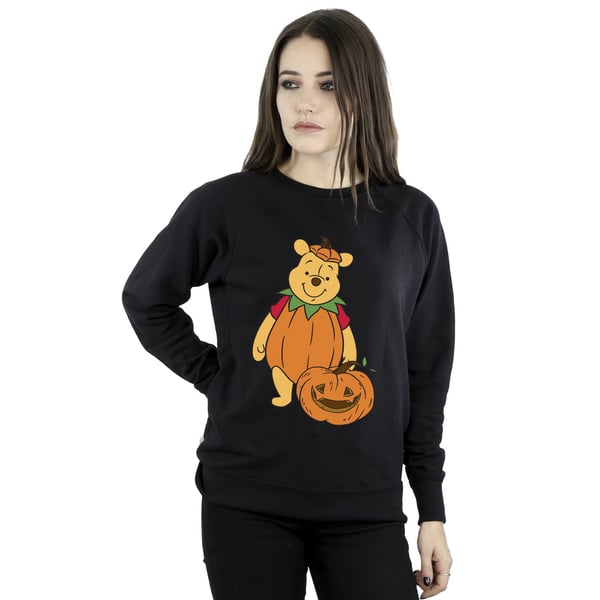 Winnie the Pooh Womens/Ladies Pumpkin Halloween Sweatshirt