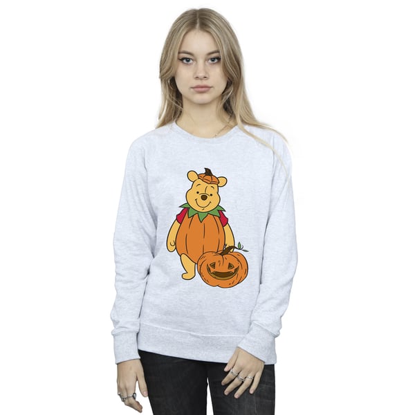 Winnie the Pooh Womens/Ladies Pumpkin Halloween Sweatshirt