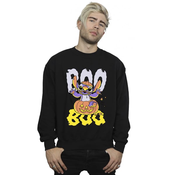 Lilo & Stitch Mens Boo Pumpkin Sweatshirt