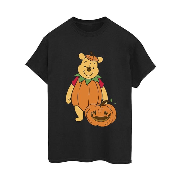 Winnie the Pooh Womens/Ladies Pumpkin Cotton Boyfriend Halloween T-Shirt