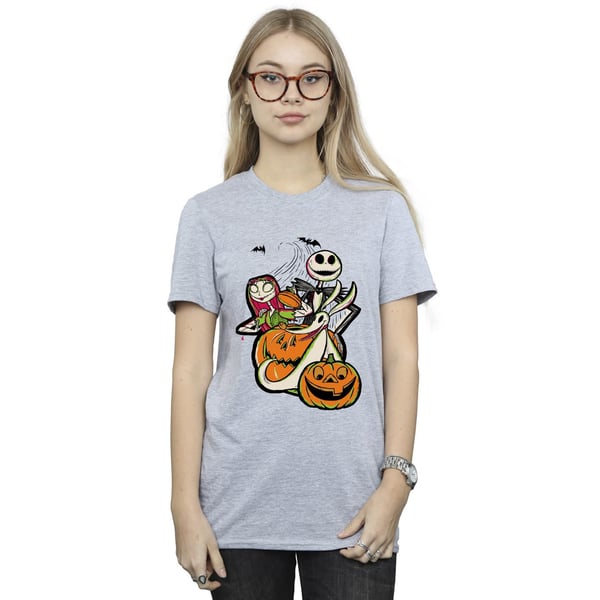 The Nightmare Before Christmas Womens/Ladies Pumpkin Boyfriend T-Shirt