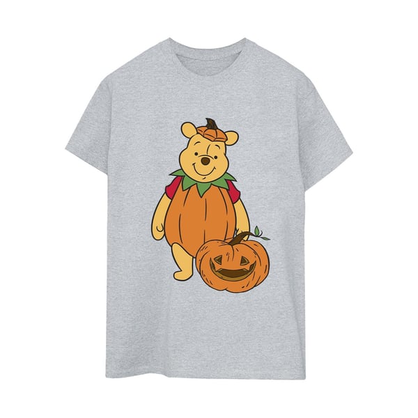 Winnie the Pooh Womens/Ladies Pumpkin Boyfriend Halloween T-Shirt